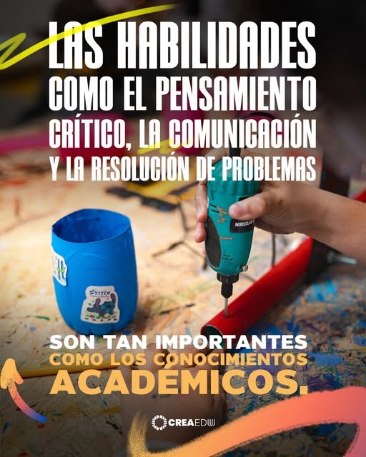 Publicación de CREAEDUU sobre habilidades como el pensamiento crítico